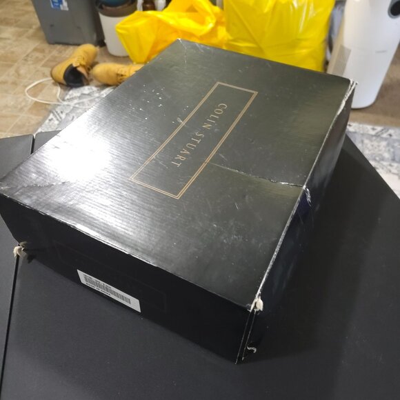 Colin Stuart Mid-Calf Embroidered Leather Boots Womens 6.5 Dark Red Burgundy - Picture 11 of 12